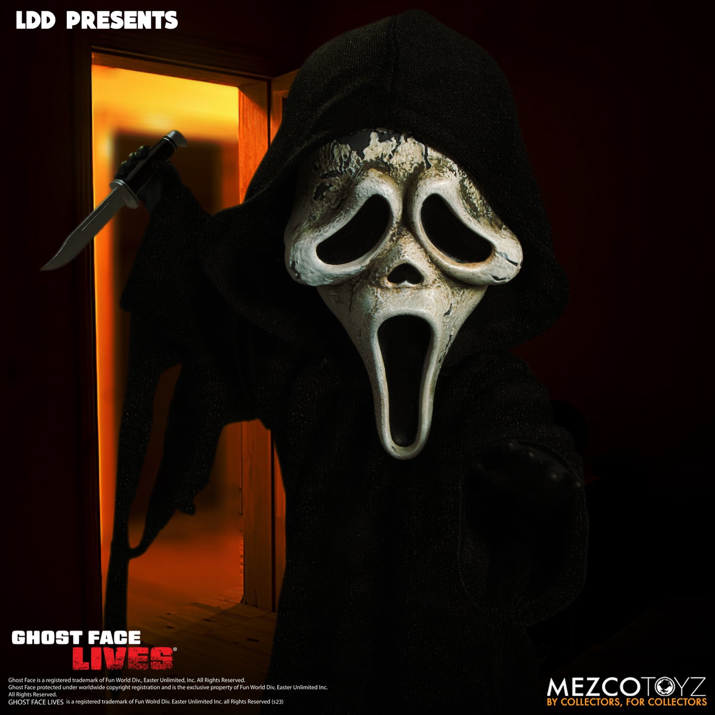 MEZCO Living Dead Dolls Present Scream Ghost Face (Zombie Edition)