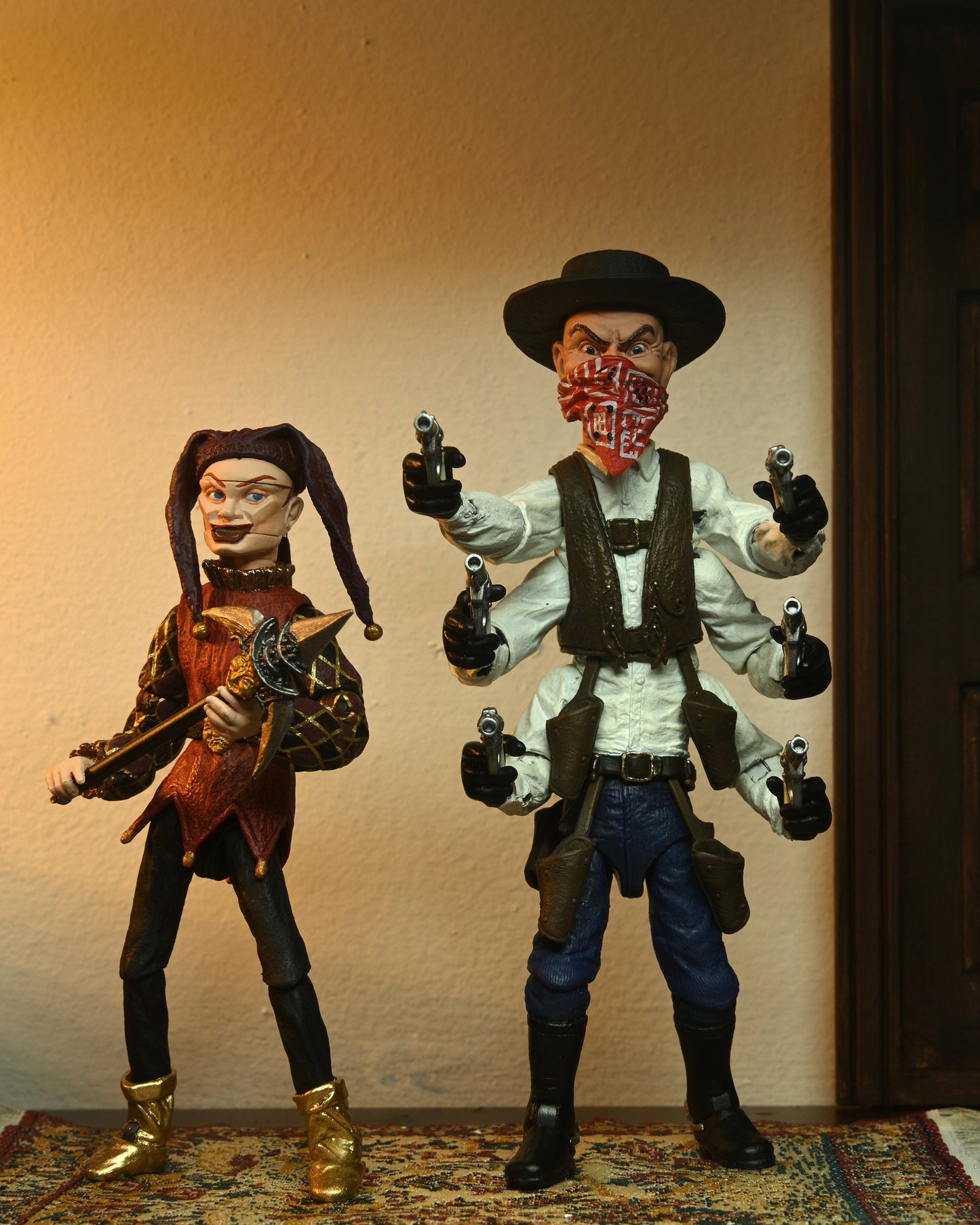 NECA Ultimate Action Figure - 2 Pack Puppet Master Six Shooter and Jester