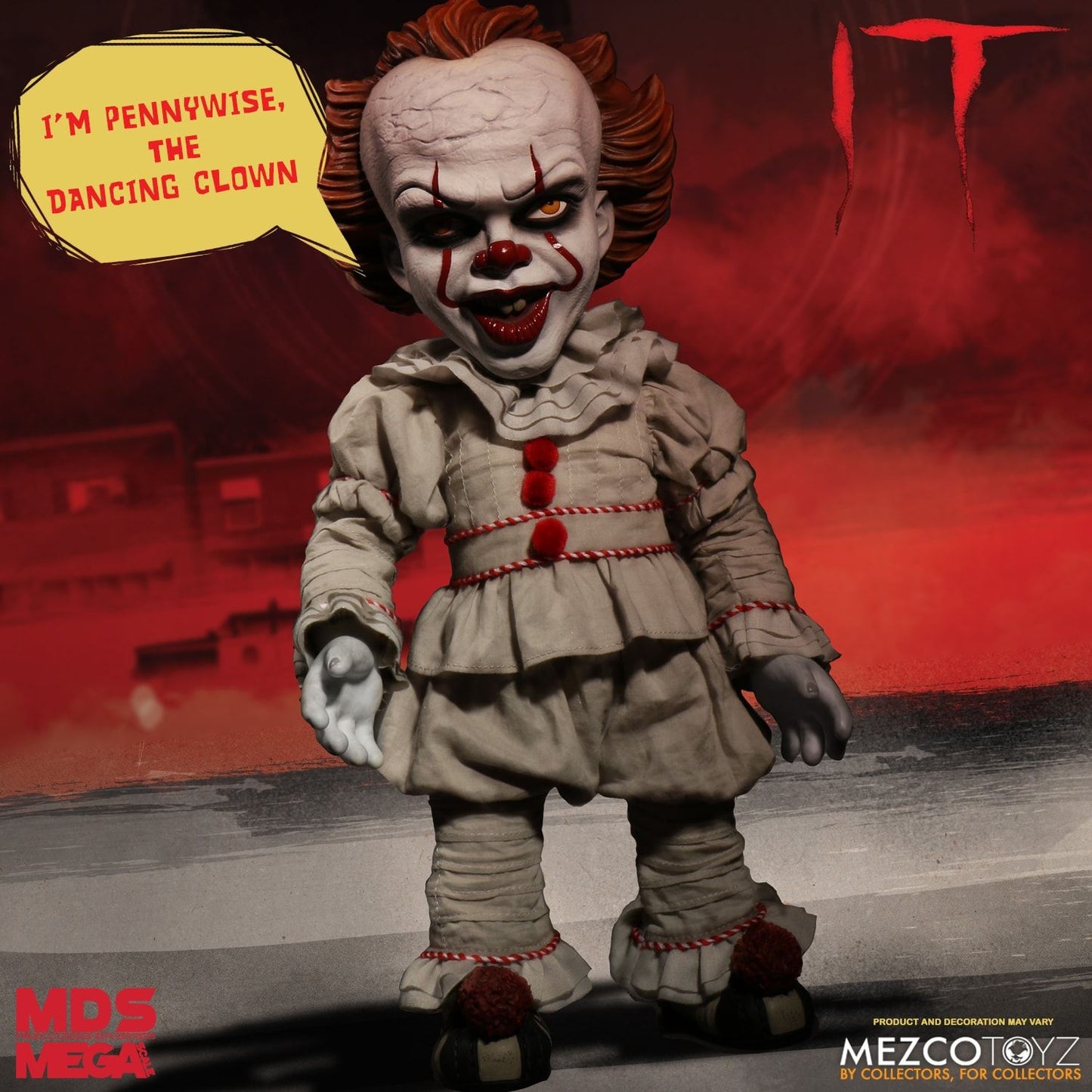 MEZCO 15" Mezco Designer Series (with sound) IT (2017) Pennywise