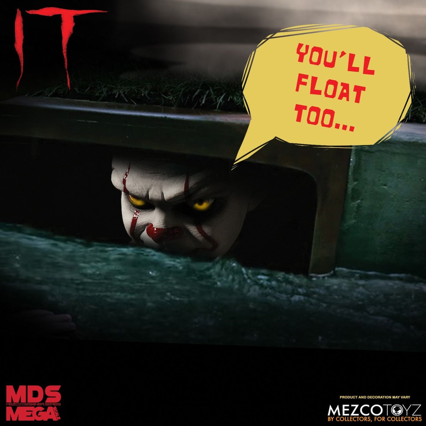 MEZCO 15" Mezco Designer Series (with sound) IT (2017) Pennywise