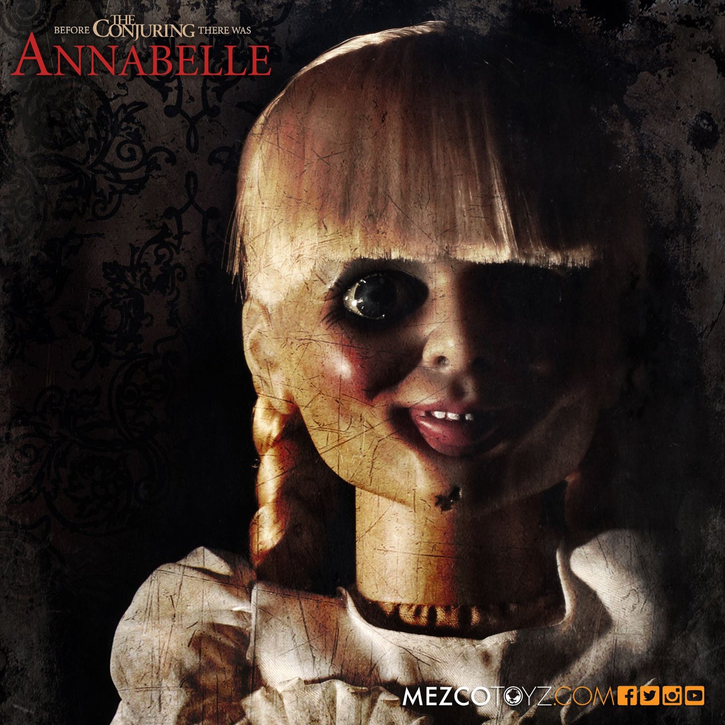 MEZCO 18" Prop Replica Doll The Conjuring Annabelle