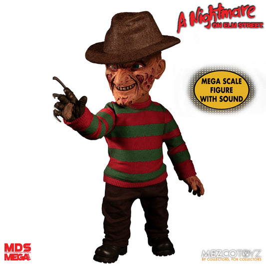 MEZCO 15" Mega Scale with Sound A Nightmare on Elm Street Freddy Krueger