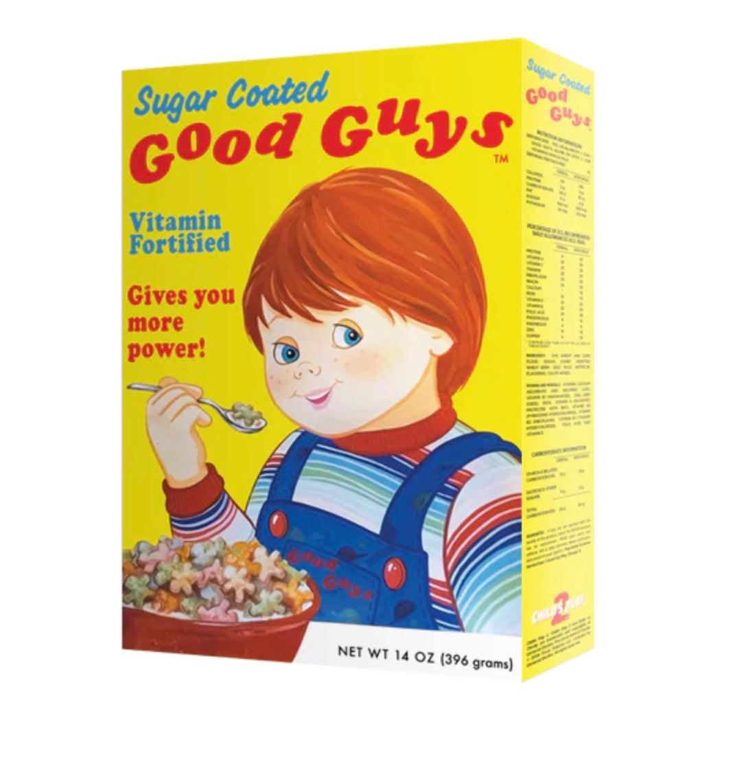 Child's Play 2 Good Guys Cereal Box | Chucky Doll Accessory - Trick Or Treat Studios