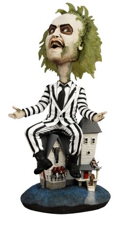 Neca BEETLEJUICE (1988 ) HEAD KNOCKER BEETLEJUICE STRIPED  SUIT