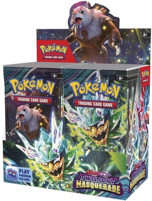 Pokemon Scarlet and Violet Twilight Masquerade Booster Box 36 packs